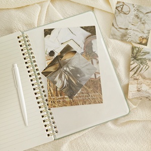 Cuadernos clásicos en stock, cubierta de papel recubierto, cuaderno, diario, planificador, libreta con forro colorido - Product Image 5