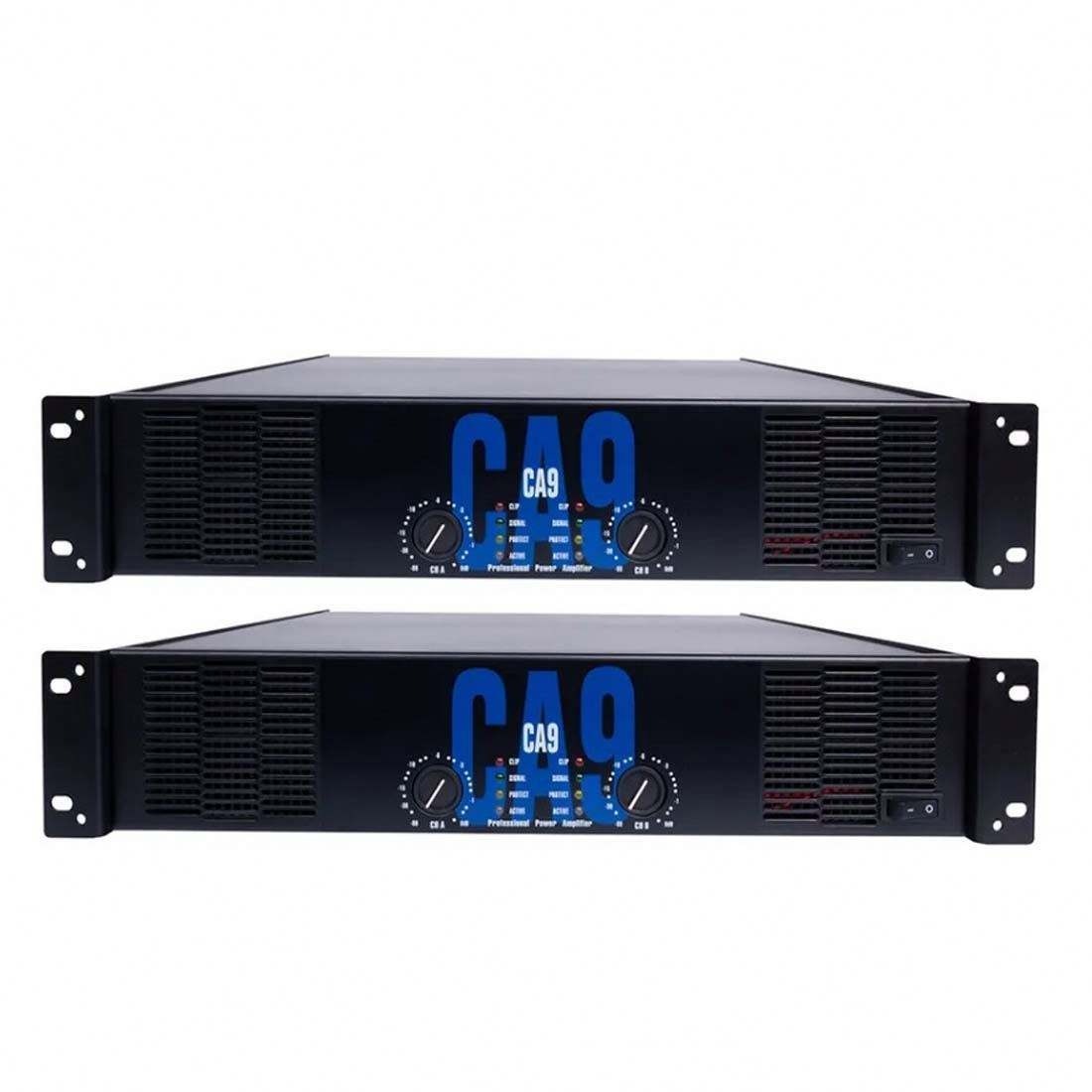 China CA9 Professional Power Amplifier - 600W*2 2U Audio Amp for
