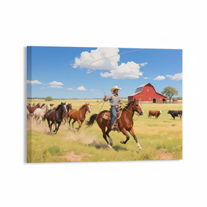 Singolo paesaggio moderno 4:3 tela da parete arte fatta a mano stampa digitale olio e mezzo acquerello per la decorazione della casa - Product Image 3