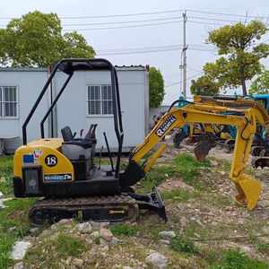 Excavatrice sur chenilles Komatsu PC18 d'occasion, mini-pelle hydraulique de 1,8 tonne, modèle 2022, bon état, machine disponible pour inspection vidéo - Product Image 5