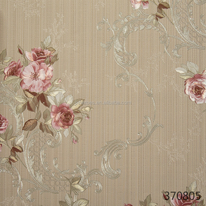 Papel tapiz de lujo para el hogar con diseño de Rosa Pastoral de estilo europeo exquisito - Product Image 3