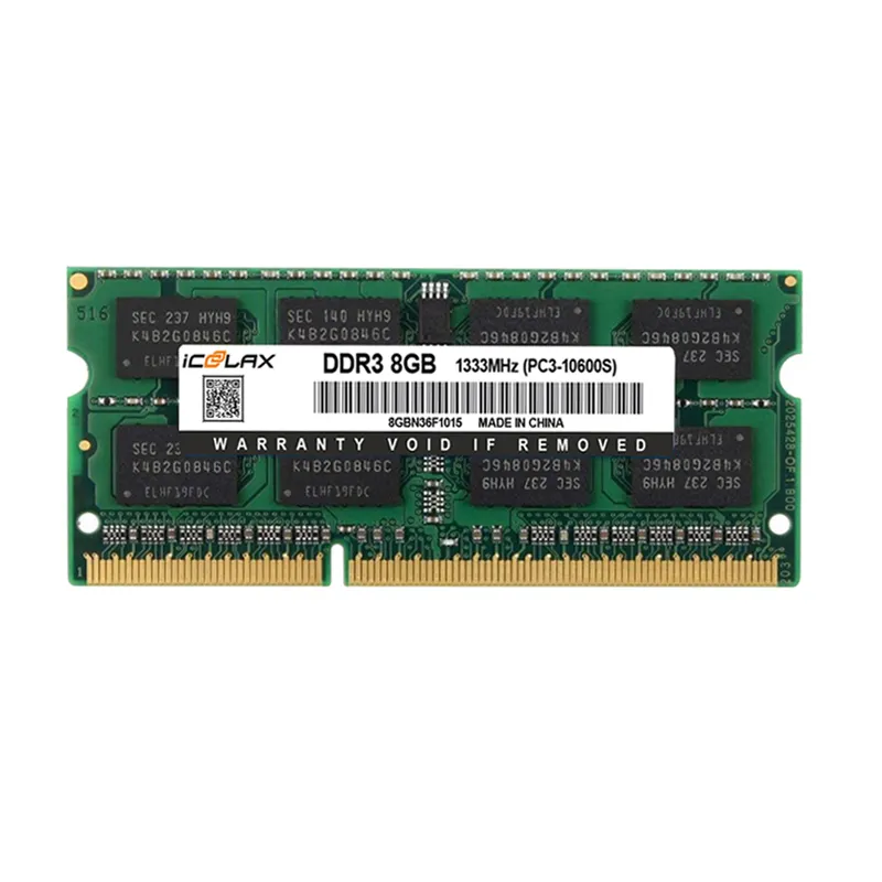 ICOOLAX DDR3 laptop ddr3l ram 2GB 4GB 8GB 16 GB ddr 3 gaming 4 8 16 gb 1333 1600 MHz SODIMM RAM Notebook memori memoria tablet