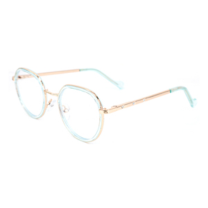 TR90丸い眼鏡フレームメガネブルーライトブロッキング & ヴィンテージスタイルおしゃれなコンピューターメガネ - Product Image 6