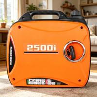 Générateurs d'énergie portables à onduleur intelligent, silencieux, à essence 4 temps, 1KW 1.5KW 2KW 2.5KW, 50/60Hz, autonomie de 5,7h, faciles à transporter