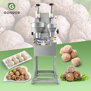 Mini remplisseur de boulettes de viande farcies <span class=keywords><strong>Croquette</strong></span> de viande au fromage Boule de boeuf Faire une production moyenne Machine de cuisson Batteur - Product Image 1
