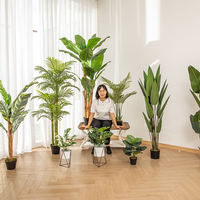 Décoration d'arbre artificiel de bonne qualité 2024, palmier artificiel pour la maison, le jardin, l'extérieur, plantes artificielles
