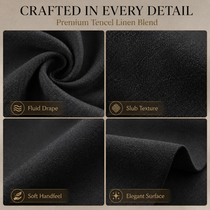 Échantillon Gratuit Expédié Tissus pour Vêtements Robe Femme Tissu Lin Tencel Vente Directe Usine Tissu Lin Lyocell - Product Image 6