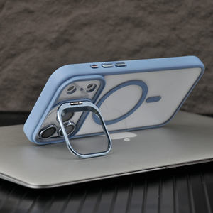 Funda Magnética Transparente para <span class=keywords><strong>iPhone</strong></span> 17 Pro Max 17 Air 17 Plus - Carcasa Transparente para Teléfono Móvil <span class=keywords><strong>con</strong></span> Marco Metálico para Cámara y Protectores de Lente - Product Image 4