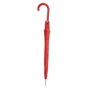 Paraguas Tradicional con Mango de PVC Rojo, Apertura Automática, Material 190T, D=106 cm, Diseño Recto, Logotipo Incluido - Product Image 3