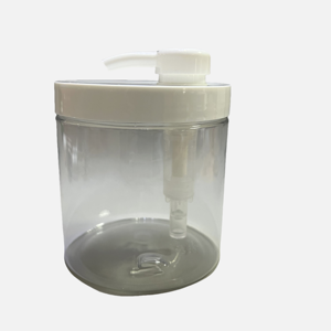 Pompa per Lozione Corpo da 89mm con Contenitore in Plastica PET Trasparente da <span class=keywords><strong>150</strong></span>-200 <span class=keywords><strong>Grammi</strong></span> - Product Image 1