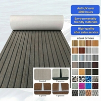 Revêtement de sol marin en mousse EVA imitation teck, antidérapant, auto-adhésif, résistant aux UV et à l'eau, pour bateaux, yachts, camping-cars et piscines.