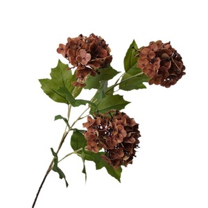 Fleur artificielle <span class=keywords><strong>Meetyou</strong></span>, toucher réel, film 3D, sensation hydratante, hydrangea boule de neige, style européen, décoration de la maison, fleur de mariage - Product Image 5