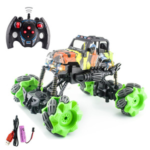 Puissant camion pick-up télécommandé électrique 4x4 2,4 GHz 1:18 pour enfants, avec lumières, idéal pour les cascades et le drift tout-terrain - Product Image 3