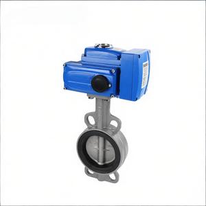 Válvula de hierro fundido 2IN10IN WCB de sellado suave, ajustable en línea central, DC24VAC110V/220V/380V, tipo ordinario/inteligente, resistente a la corrosión - Product Image 3
