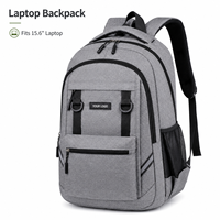 Sac à dos pour ordinateur portable Oxford, sac d'affaires pratique, sac à dos de voyage léger pour les trajets quotidiens, le travail au bureau et les courts voyages en plein air