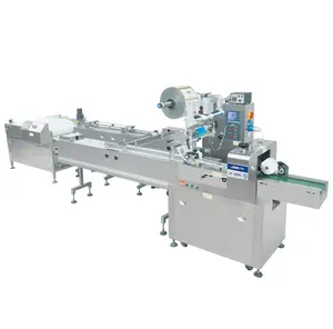 Factory hot sale automatic packing machine for moon cake and other food packaging machine pillow type packaging machinery