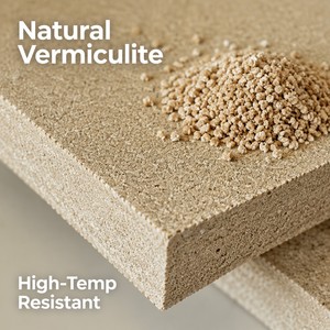 Plaques en <span class=keywords><strong>vermiculite</strong></span> Chenxing, accessoires moulés pour les revêtements de cheminées à bois - Product Image 5