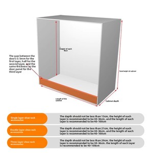 <span class=keywords><strong>Scarpiera</strong></span> Pieghevole a Tre Livelli in Acciaio Inossidabile Nero, <span class=keywords><strong>Design</strong></span> Moderno Minimalista, Girevole Ultra-Sottile, Arredamento per la Casa, MOQ Basso 2 Pezzi - Product Image 4