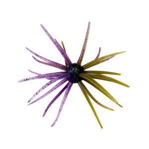 Esca Artificiale Morbida Bionica a Forma di Riccio di Mare Bicolore 9g 2cm, Galleggiante, Resistente al Morso, in TPE, <span class=keywords><strong>per</strong></span> <span class=keywords><strong>Pesca</strong></span> Selvatica Senza Ami - Product Image 1