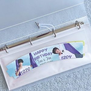 Protège-gobelet K-pop personnalisé en PVC et <span class=keywords><strong>acrylique</strong></span>, double face, motif animal, 10x30cm, avec bannière slogan, pour collection de papier, style <span class=keywords><strong>Love</strong></span> - Product Image 1