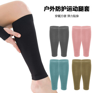 Manchons de compression pour mollets pour hommes et femmes, chaussettes longues de sport de football, taille universelle, soutien de compression, chauffe-jambes - Product Image 5