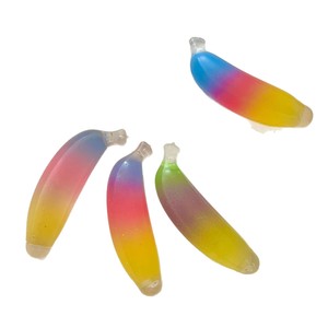 NovaCross Nouveau Jouet Anti-Stress Coloré Scintillant en Maltose et Banane, Doux et Moelleux, Balle à Presser en TPR pour Soulager le Stress - Product Image 5
