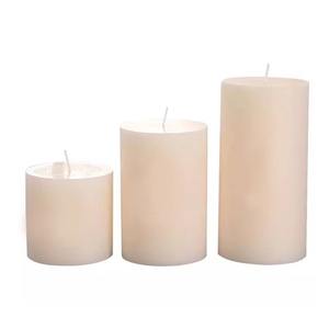 Wholesale Premium Ivory White Paraffin Wax Pillar <b>Candles</b> Long Burning Non-Drip <b>Taper</b> <b>Candles</b> for Luxury Weddings Customizable - Product Image 6