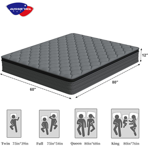 <span class=keywords><strong>12</strong></span> "sang trọng Euro Top nén khách sạn Nệm Bộ nhớ bọt Lai Túi mùa xuân nệm - Product Image 2