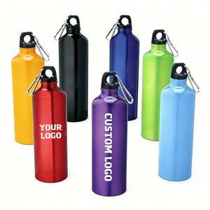 Botella de Agua de Aluminio Ecológica Personalizada con Logotipo y Diseño Impreso, 500 ml, Set de Regalo Promocional Deportivo - Product Image 1