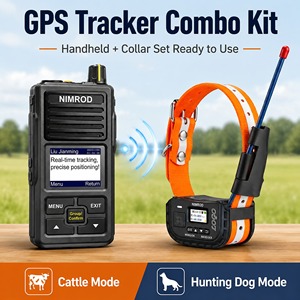 Radio bidirectionnelle <span class=keywords><strong>longue</strong></span> <span class=keywords><strong>portée</strong></span> pour équipe de <span class=keywords><strong>chasse</strong></span> avec collier GPS double pour les missions de <span class=keywords><strong>chasse</strong></span> en extérieur et en cross-country - Product Image 1