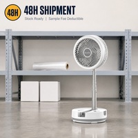 Ventilateur Socool Portable 40000MAh Télécommande Pliable Ventilateur de Camping Extérieur Lumières Colorées Ventilateur de Sol