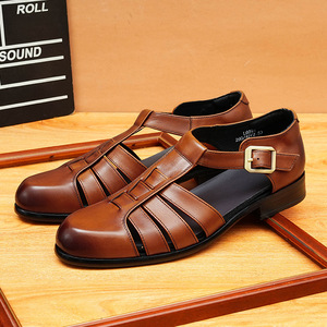 สายนาฬิกาแบบหัวเข็มขัดสไตล์พระสงฆ์สำหรับผู้ชายขายดี รองเท้าหนังคุณภาพสูงสไตล์อังกฤษ รองเท้าออกซ์ฟอร์ดสำหรับธุรกิจและงานทางการ - Product Image 2