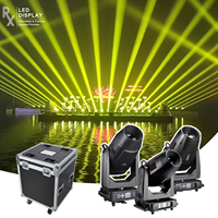 Projecteur LED mobile 4-en-1 RX en promotion : Mini projecteur de scène RGB Beam Gobo portable et abordable pour théâtre, église et événements