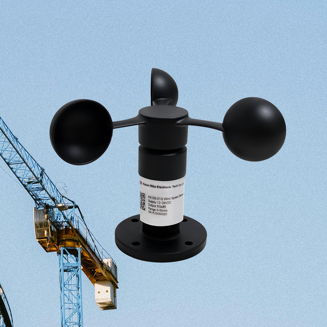 IP65 Waterproof Wind Speed Sensor RK100-01G 0-60m/s 4-20mA RS485 Anemometer