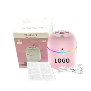 <b>Mini</b> Portable Usb Custom Colorful Small Plastic Led Light Home Air Humidifier for Room - Product Image 3