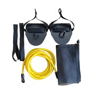 Ensemble de bandes d'exercice de résistance de natation avec palmes de natation
