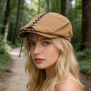 Casquette de newsboy rayée style cool <span class=keywords><strong>et</strong></span> audacieux pour femme, béret audacieux <span class=keywords><strong>et</strong></span> tendance |   Vêtements de plage pour toutes les saisons |   Mode polyvalente <span class=keywords><strong>et</strong></span> tendance pour affiner <span class=keywords><strong>le</strong></span> visage - Product Image 5