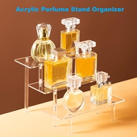 Parfum transparent acrylique étagère en papier acrylique tasse gâteau étagère alimentaire dessert cosmétiques présentoir en acrylique