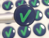 Autocollants de transfert DTF UV personnalisés imperméables avec logo, autocollants de transfert décoratifs pour emballage, en relief 3D, imperméables, écologiques