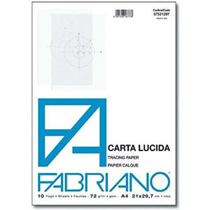 FABRIANO - Bloc de Papel Brillante A4, 10 Hojas - Product Image 1