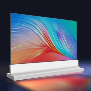 תצוגת OLED שקופה צמודת קיר בגודל 30 אינץ' תצוגה שקופה בחדר התצוגה של החנות