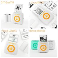 Printer Label harga Printer mini portabel Printer Barcode Printer Mini hitam dan putih