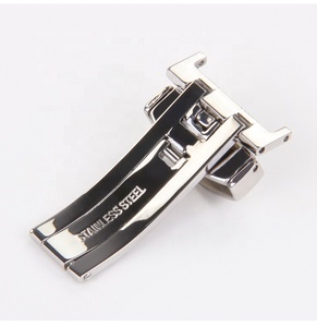 Vente en gros de <span class=keywords><strong>boucle</strong></span> <span class=keywords><strong>déployante</strong></span> en acier inoxydable mate de couleur personnalisée fermoir de <span class=keywords><strong>montre</strong></span> papillon en métal pour <span class=keywords><strong>bracelet</strong></span> en <span class=keywords><strong>cuir</strong></span> - Product Image 3