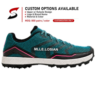 Chaussures de trail running personnalisées, chaussures de course imperméables pour l'extérieur, chaussures de sport d'extérieur fabriquées à Jinjiang