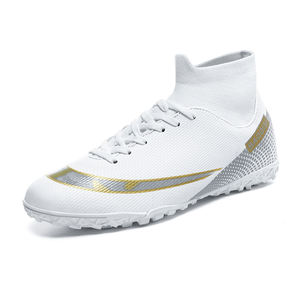 <span class=keywords><strong>Scarpe</strong></span> da Calcio Alte con Lacci <span class=keywords><strong>Scarpe</strong></span> da <span class=keywords><strong>Calcetto</strong></span> Stivali da Calcio FG HG TF Sport di Squadra Calzature per Ragazzo Ragazza Uomo Donna - Product Image 1