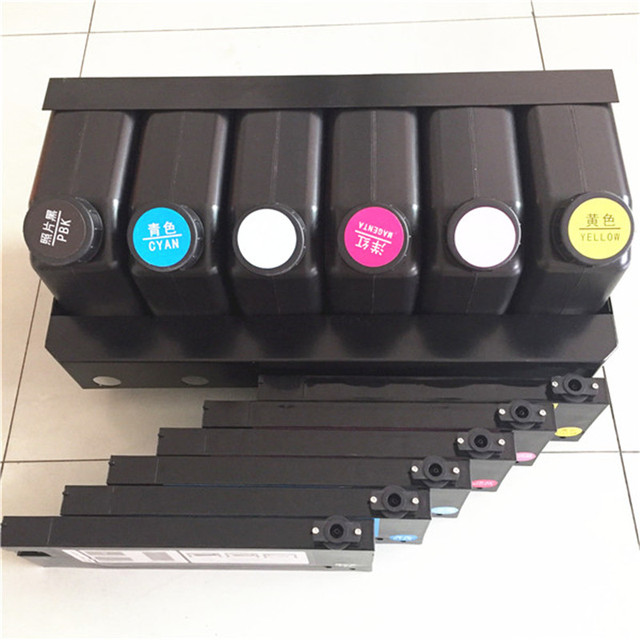 6+6 Bulk Ink Tank System 6 Color CISS Ink Supply System Roland Witcolor Human Allwin Solvent Printer