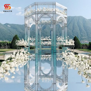 SMOOTH High Quality Top Pentagonal Mandap Mohammedan Style Wedding <b>Pavilion</b> Made of Durable Metallic Material - Product Image 1