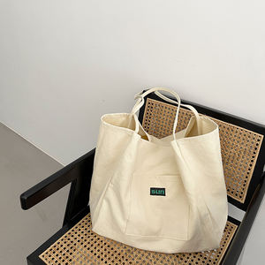 <span class=keywords><strong>กระเป๋า</strong></span>ผ้าแคนวาสออร์แกนิคแบบใช้ซ้ำได้ เป็นมิตรกับสิ่งแวดล้อม พิมพ์โลโก้ได้ ใช้ได้ทุกวัน เหมาะสำหรับผู้หญิง ใช้สำหรับช้อปปิ้ง ไปทะเล หรือเล่นโยคะ - Product Image 4