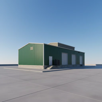 Solution d'entrepôt à structure métallique à construction rapide pour les dépôts logistiques, espaces sans colonnes, ateliers et entrepôts en acier