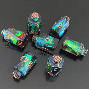 Juego de dados de botella de poción transparente de suministro de fábrica D & D COC <span class=keywords><strong>RPG</strong></span> juego de mesa de dados poliédricos con Moq bajo - Product Image 5